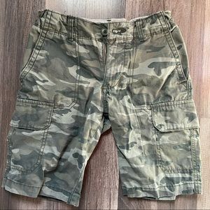 Boys Camo Cargo Shorts